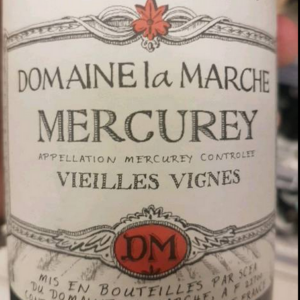 Domaine la marche Mercurey vielles vignes 2018